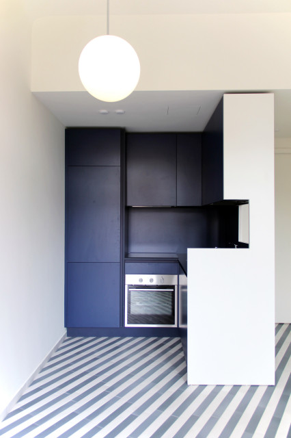 Casa biancablu minimalistisch-kueche