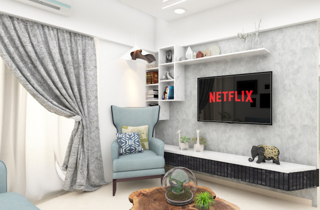 Mr.Kasar. Studio apartment moderno-salon