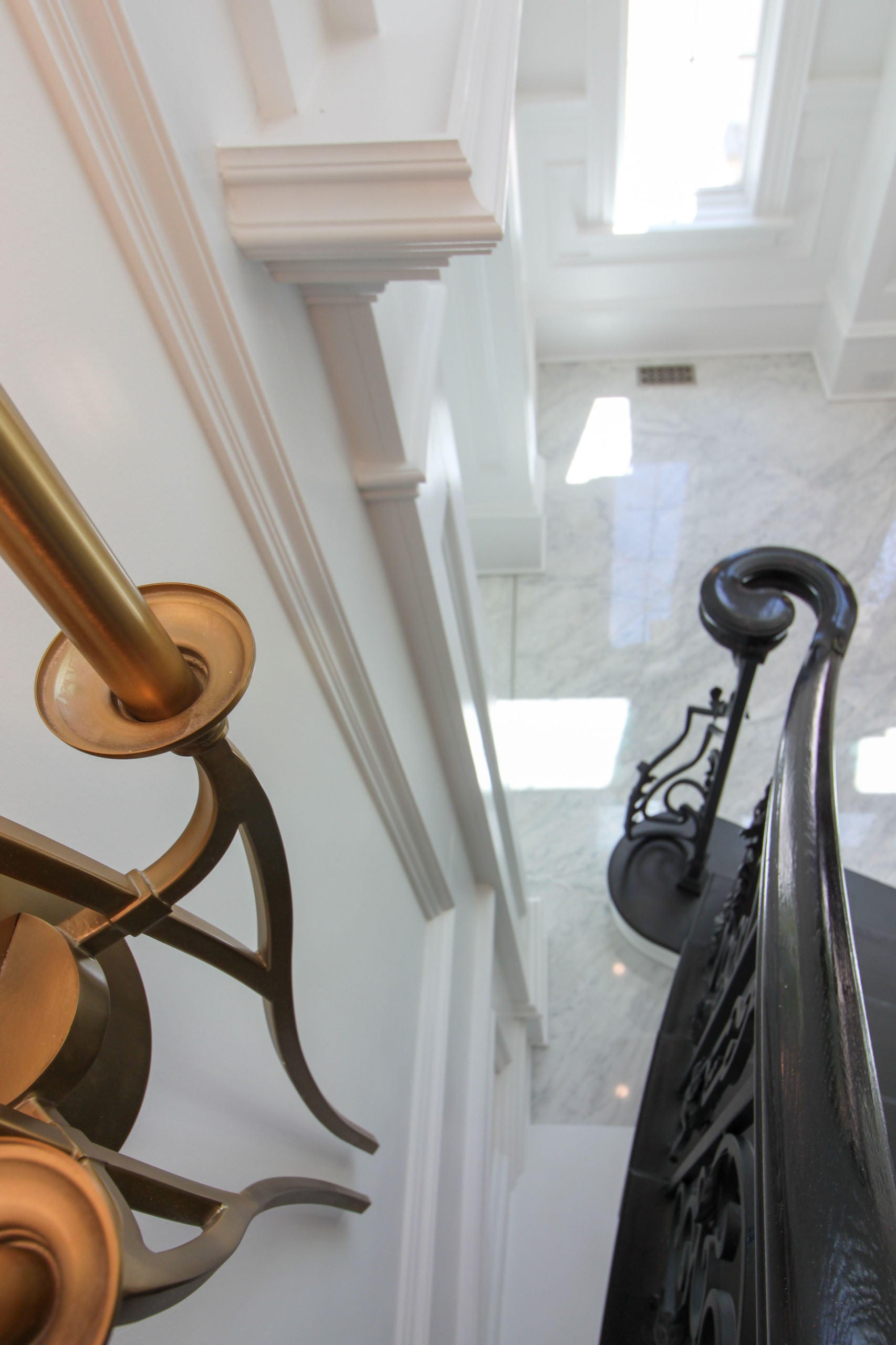92_Grand Double Staircase in Exquisite Custom Home, Great Falls VA 22066