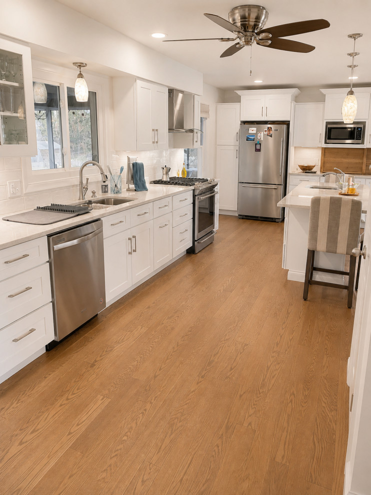 Jackson | White Shaker Kitchen & Formal Livingroom Open Concept