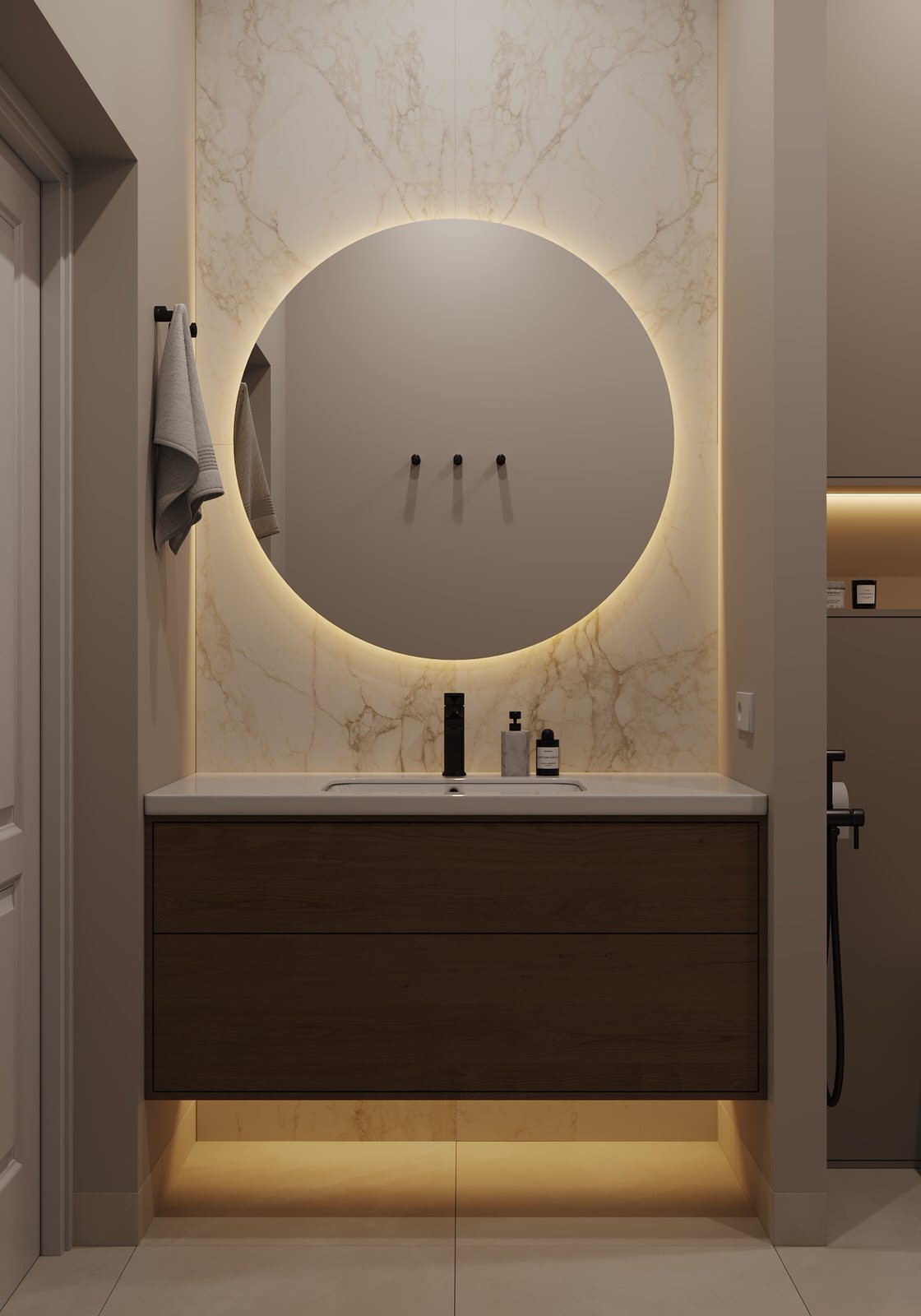 Санузлы (Частный дом в Малой Валяевке, Пензенская область)