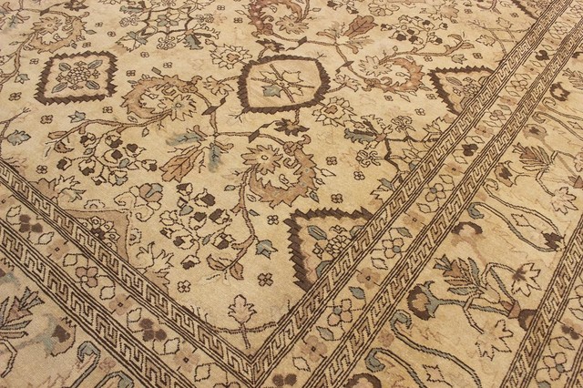Kafkaz Dori Light Tan Brown Area Rug 13 11 X17 Kafkaz Dori Light Tan Brown Area Rug
