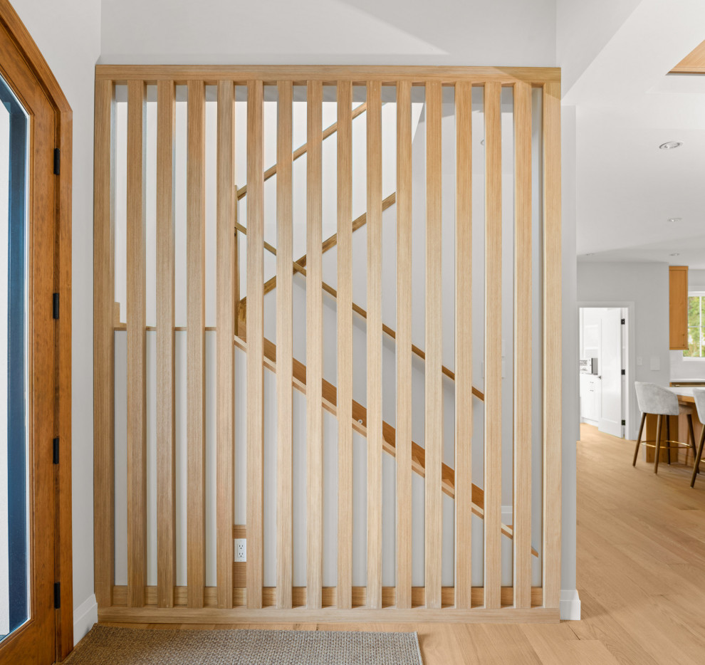 Inspiration for a transitional home design remodel in Vancouver