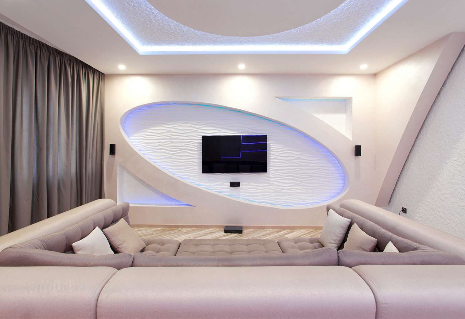 Гостиная комната. Студия дизайна Gioa. г.Краснодар