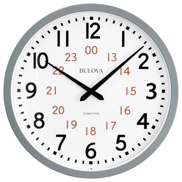 Analog wall Clock Model C5003 Time 1, sets Automatically, quartz