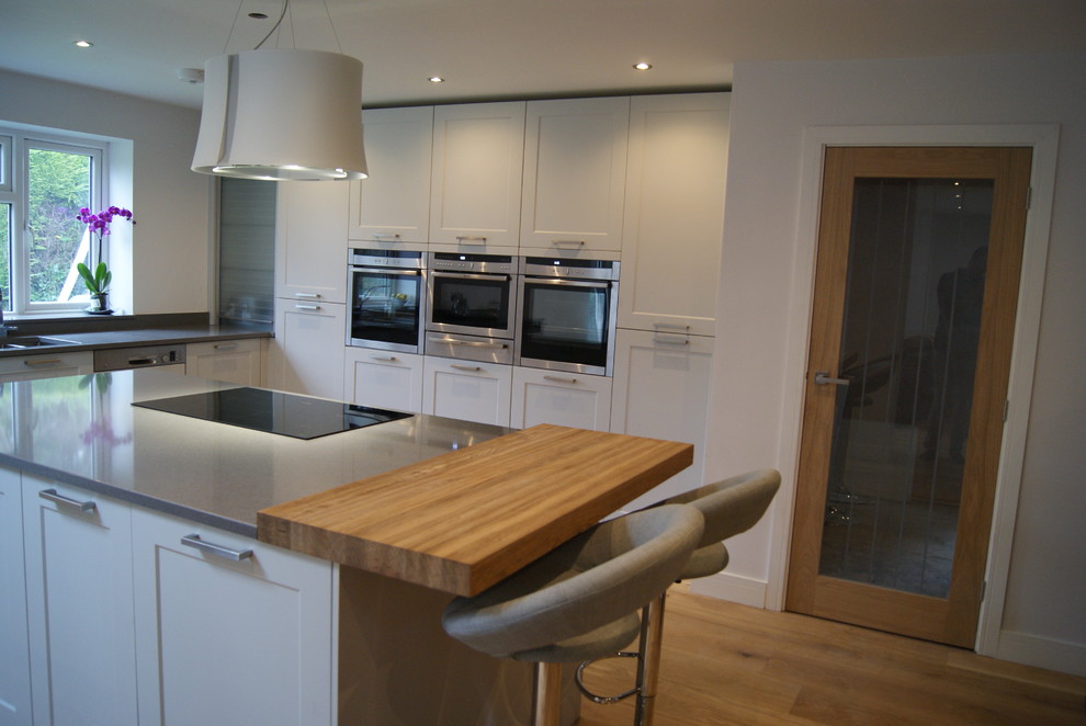 Example of a trendy home design design in Hampshire