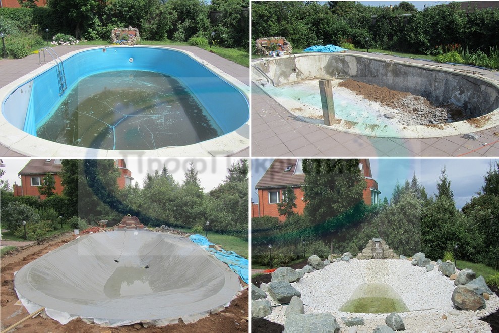 Строительство пруда