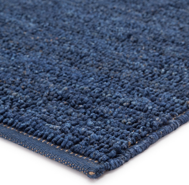 Jaipur Living Havana Natural Solid Blue Area Rug 3 6 X5