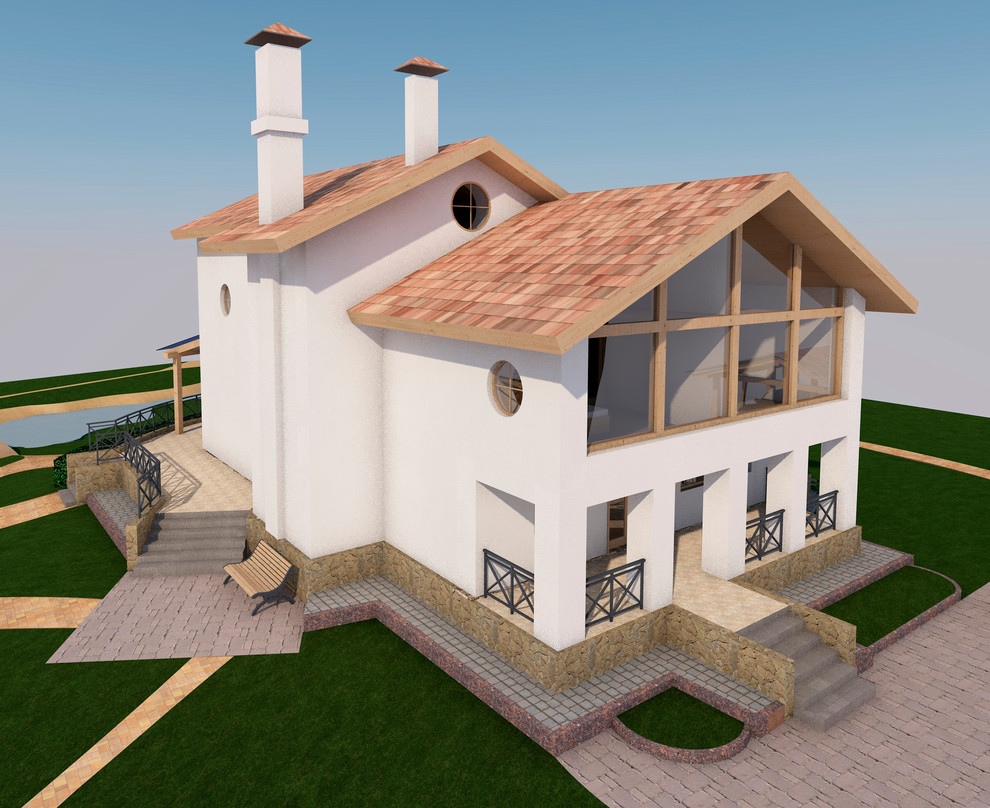 Коттедж для семьи со взрослыми детьми.