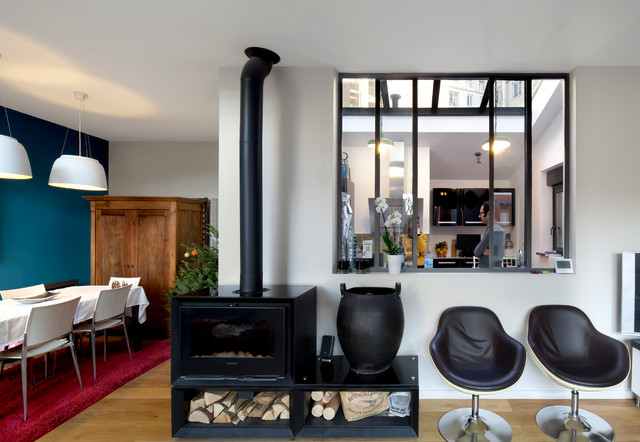 Maison K contemporary-vardagsrum