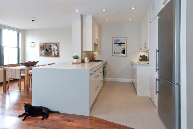 Condo kitchen modern-kueche