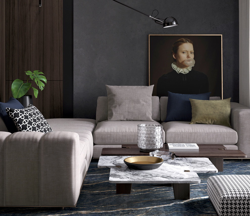 Темная квартира для светлой пары