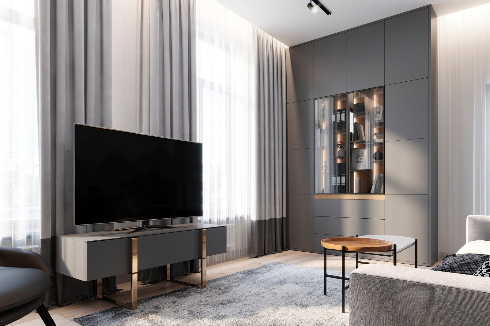 Дизайн-проект квартиры в КД «Дом Философа» 108 кв.м