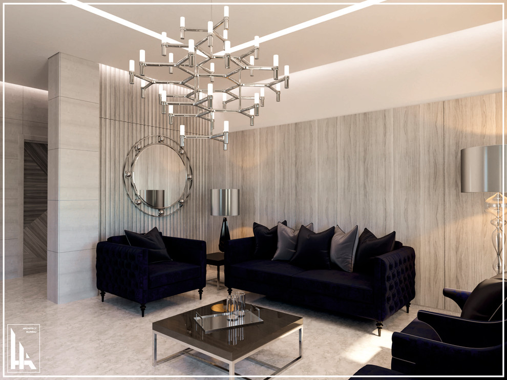 Интерьер в сером