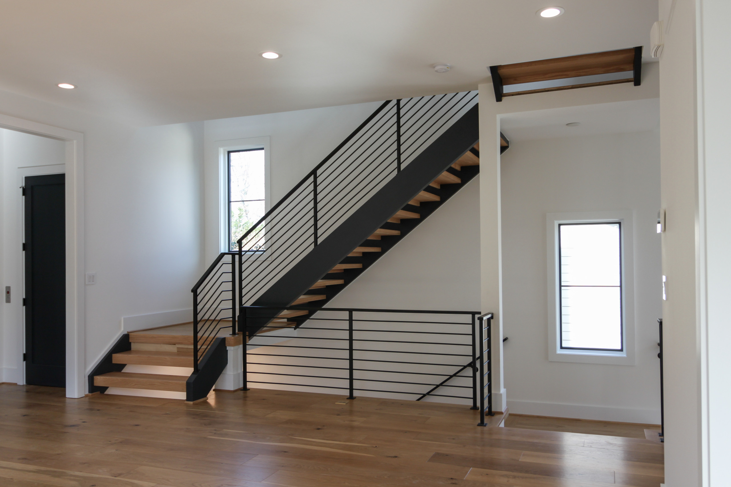 85_Sleek Three-Quarter Turn Multilevel-Staircase, McLean VA 22101