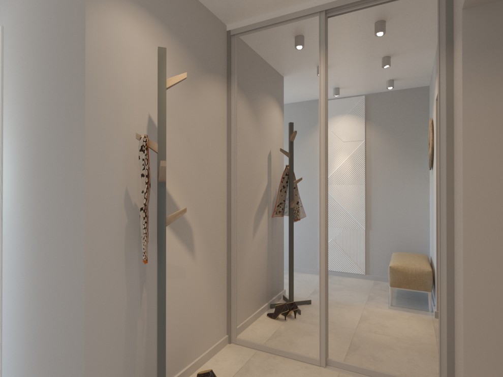 Однокомнатная квартира в желтых тонах