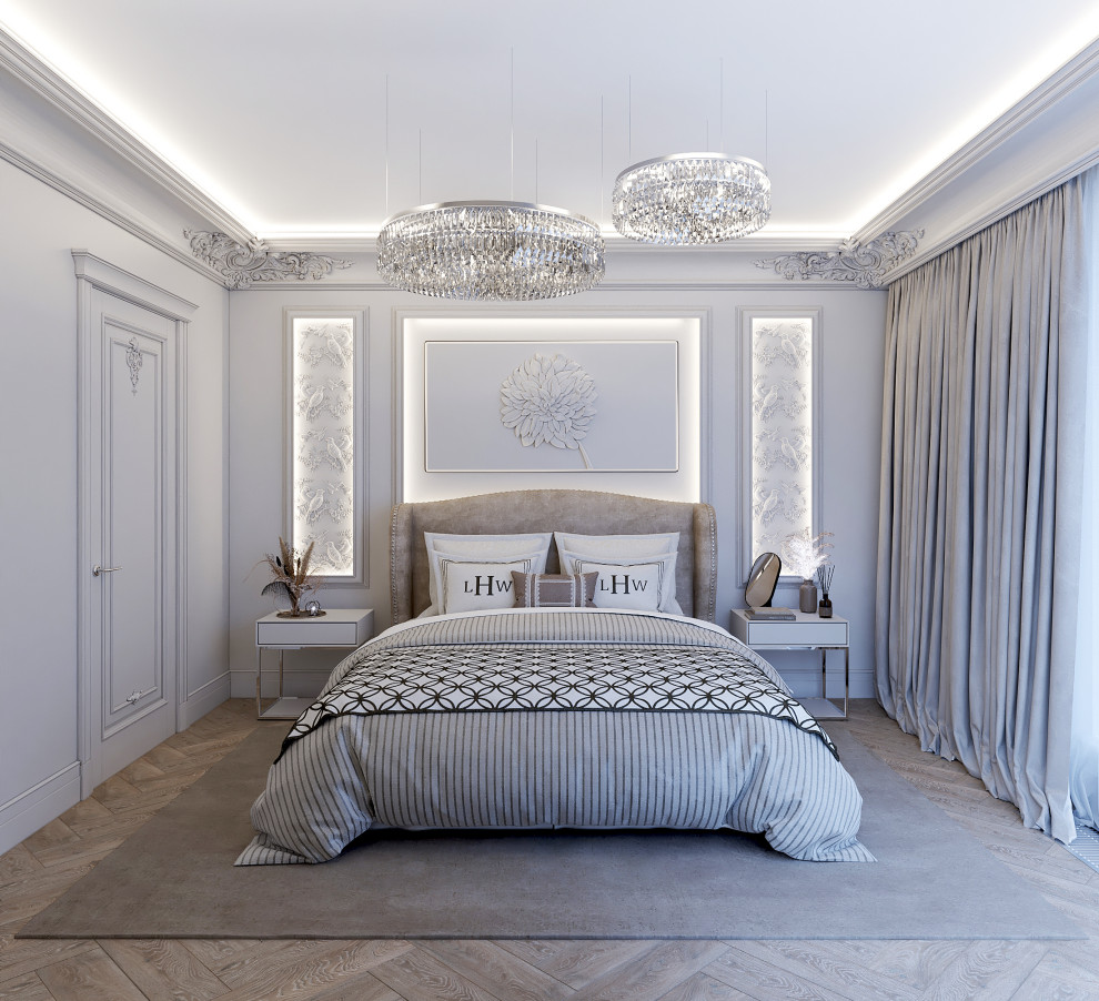 Дизайн интерьера "Спальня в ЖК "Алые паруса"