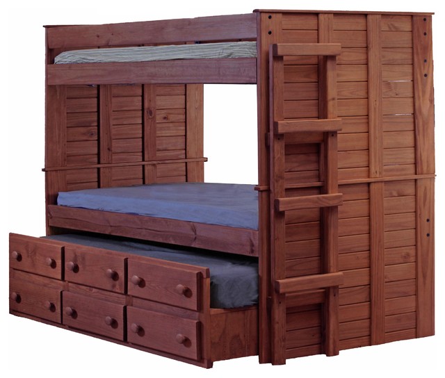 Haverhill Extra Long Twin Over Combo Bunk Bed Transitional Haverhill Extra Long Twin Over Combo Bunk Bed Transitional Beds By Totally Kids Fun Furniture Toys