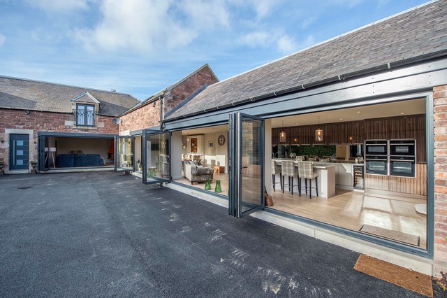 Scottish Borders Stable Conversion contemporary-house-exterior
