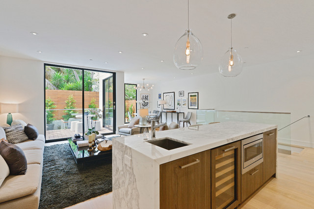 Duboce Park Duplex modern-wohnbereich