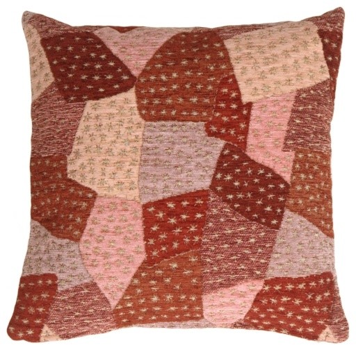 Pillow Decor - Patches of Stars in Purples Accent Pillow
