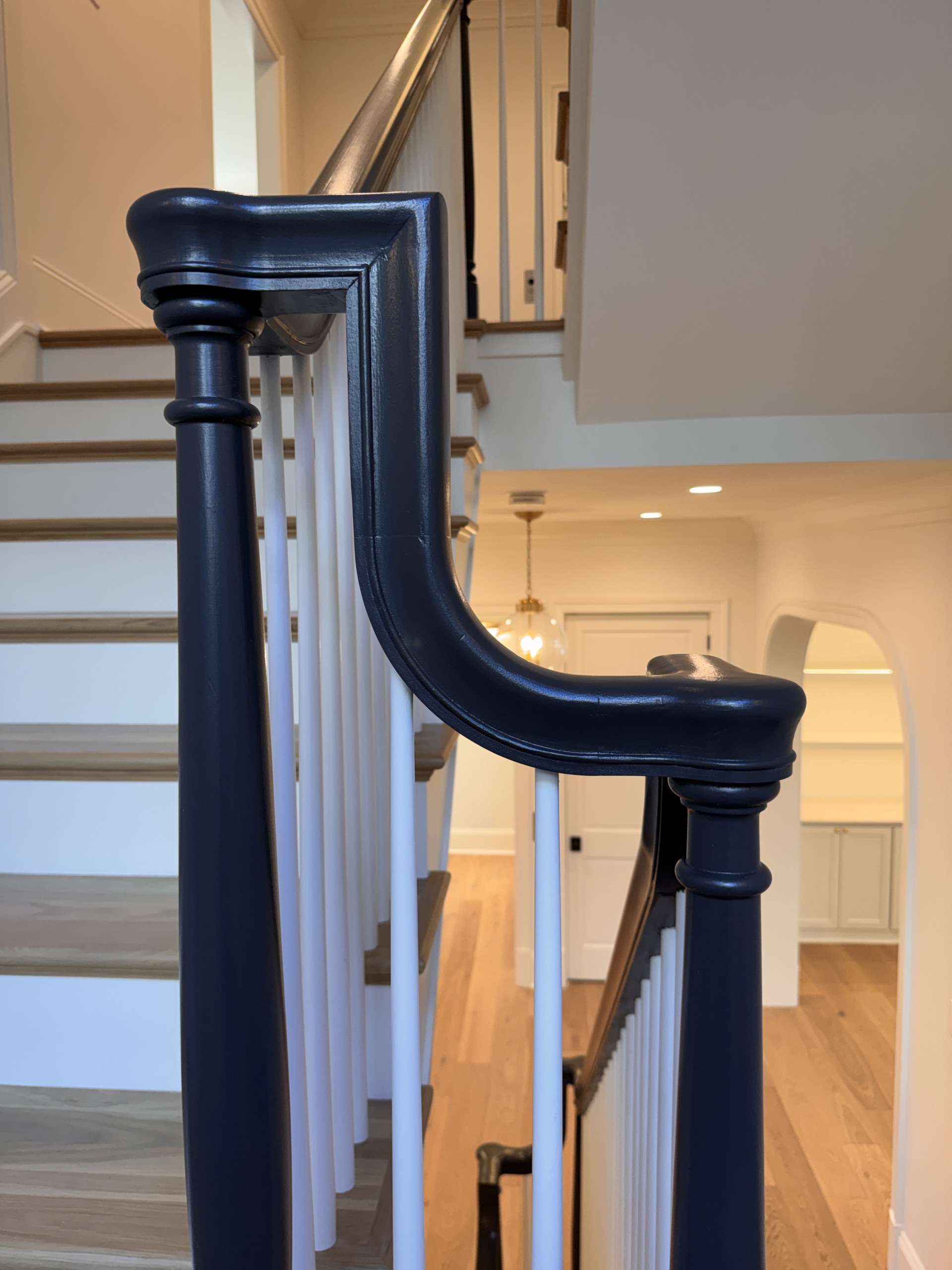 Project #160 | Traditional Box Stair with Gooseneck Handrail