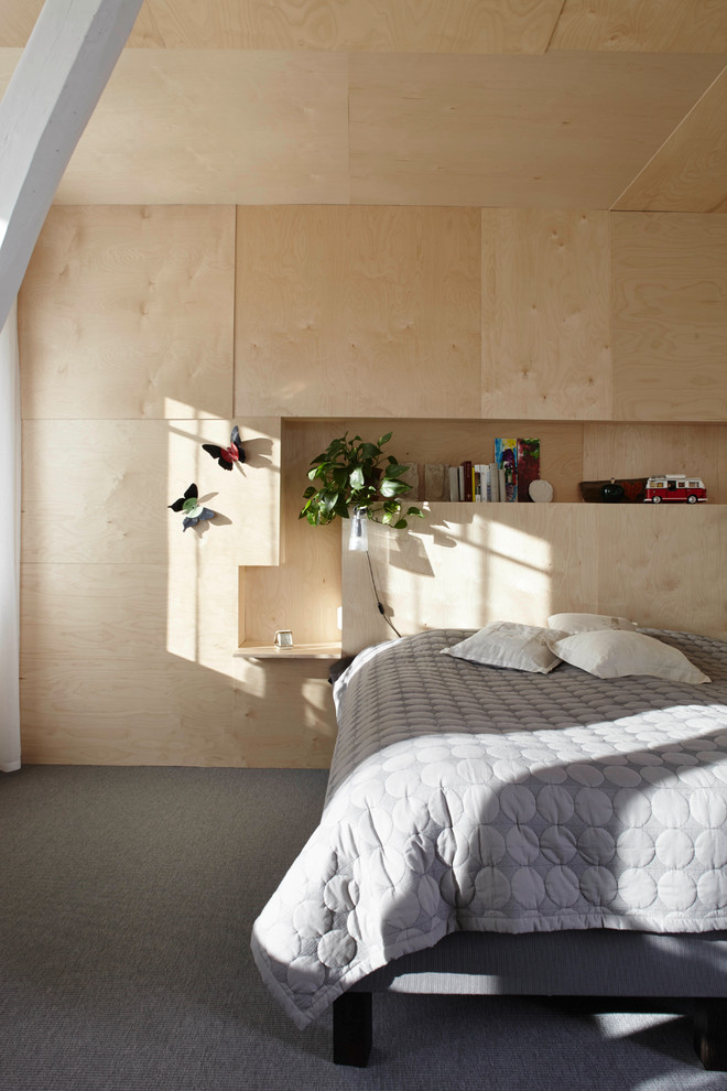 Design ideas for a scandinavian bedroom in Bremen.