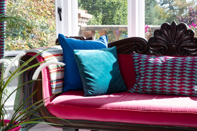 Surrey Ecclectic Home eclectic-living-room