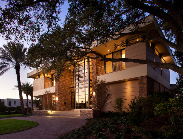 Contemporary modern-haeuser