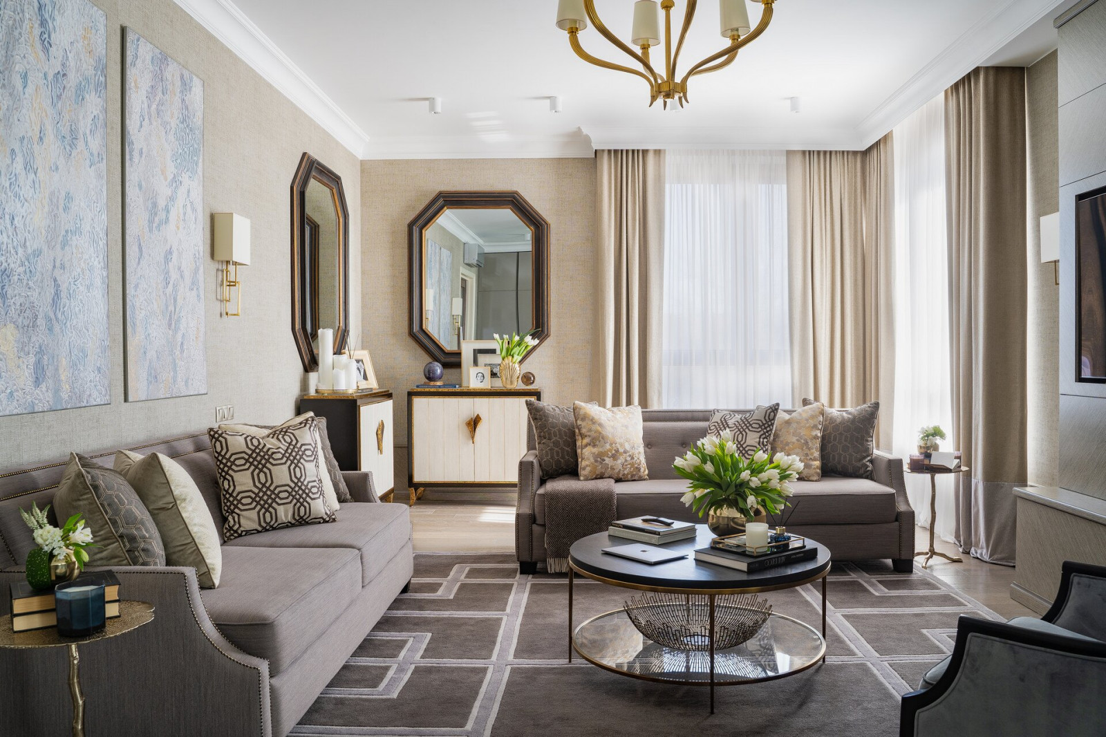 Мягкая мебель для проекта дизайнера Марии Ничаевой