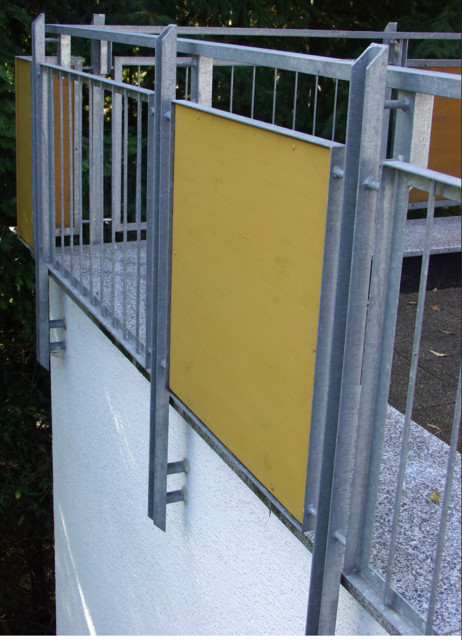 Wohnhaus Winkel Anbau deck