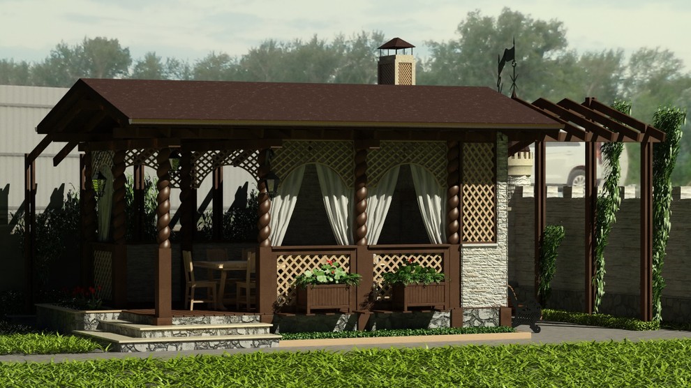 Беседка на Геофизиков