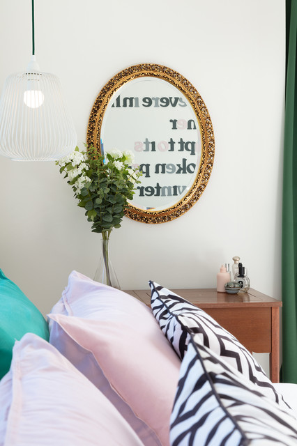 Surrey Ecclectic Home eclectic-bedroom