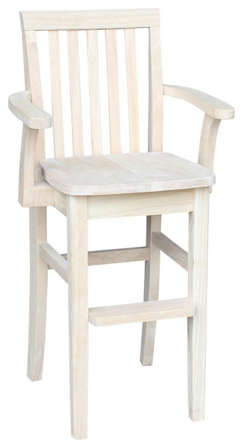 Mission Youth Chair, Unfinished Craftsman Kids Chairs by