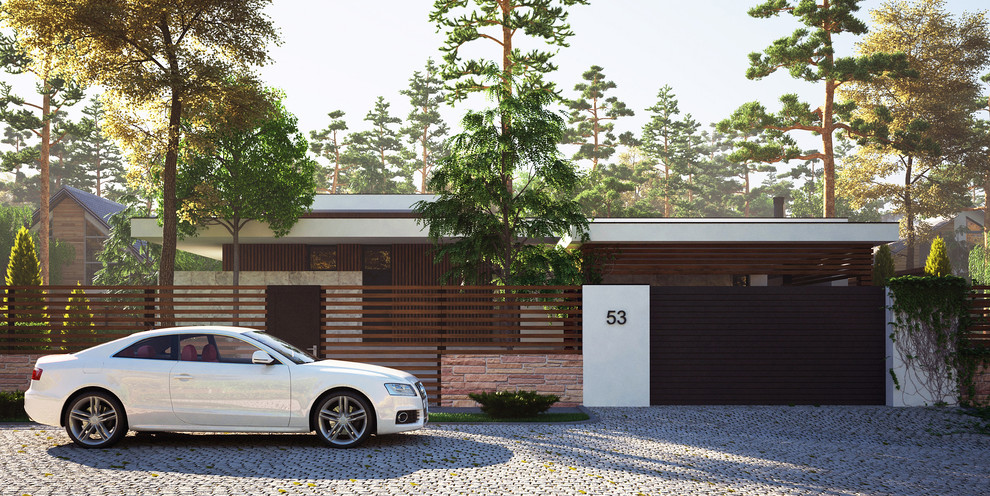 Проект дома с внутренним двором