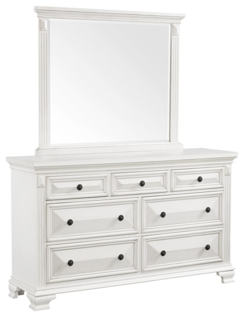 Picket House Furnishings Trent 7-Drawer Dresser with Mirror Set ...