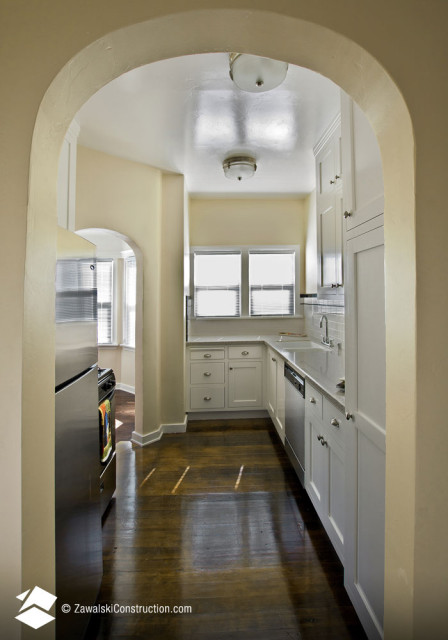 Historic Apartment Restoration traditional-kitchen