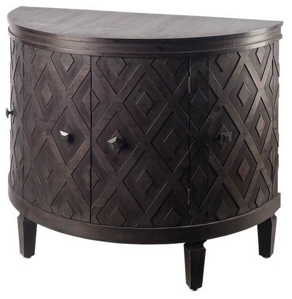 Kenward Half Circle Accent Transitional Accent Chests And