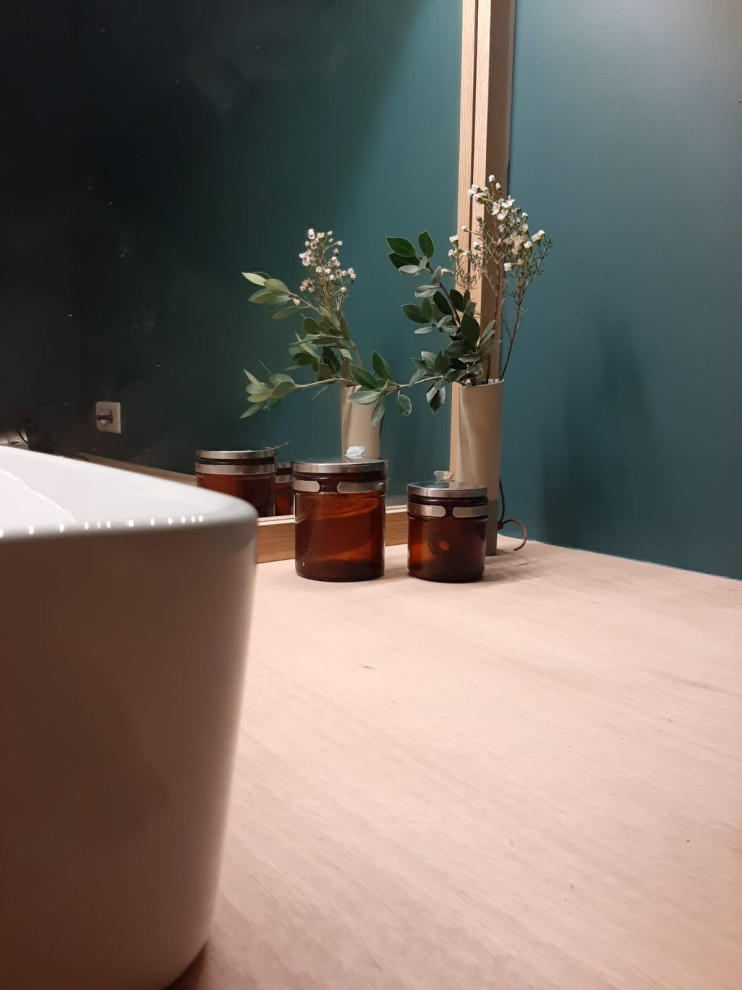 Photo d'ambiance de la salle d'eau - Après projet