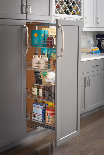Base Cabinet Hardware Resources MPLO215-R Cookware Lid Pullout Organizer for 15 in