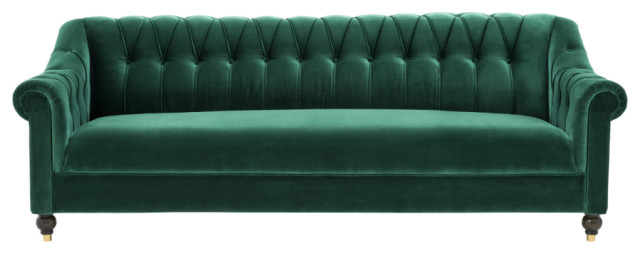 Green Tufted Sofa | Eichholtz Brian - Eclectic - Sofas - by OROA ...