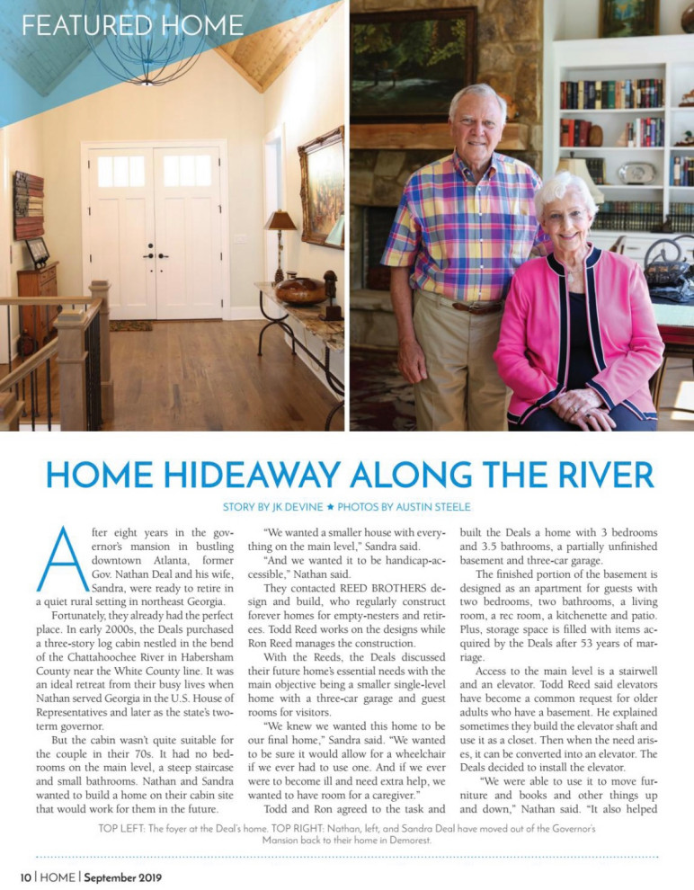 HOME Magazine feature September 2019