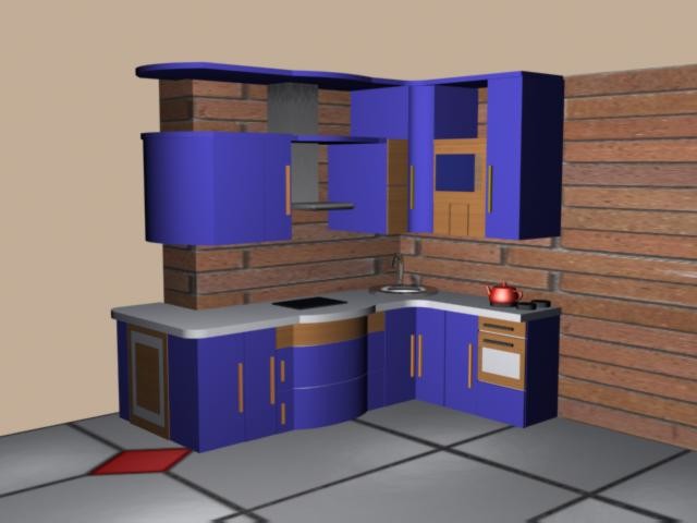 визуализация корпусной мебели