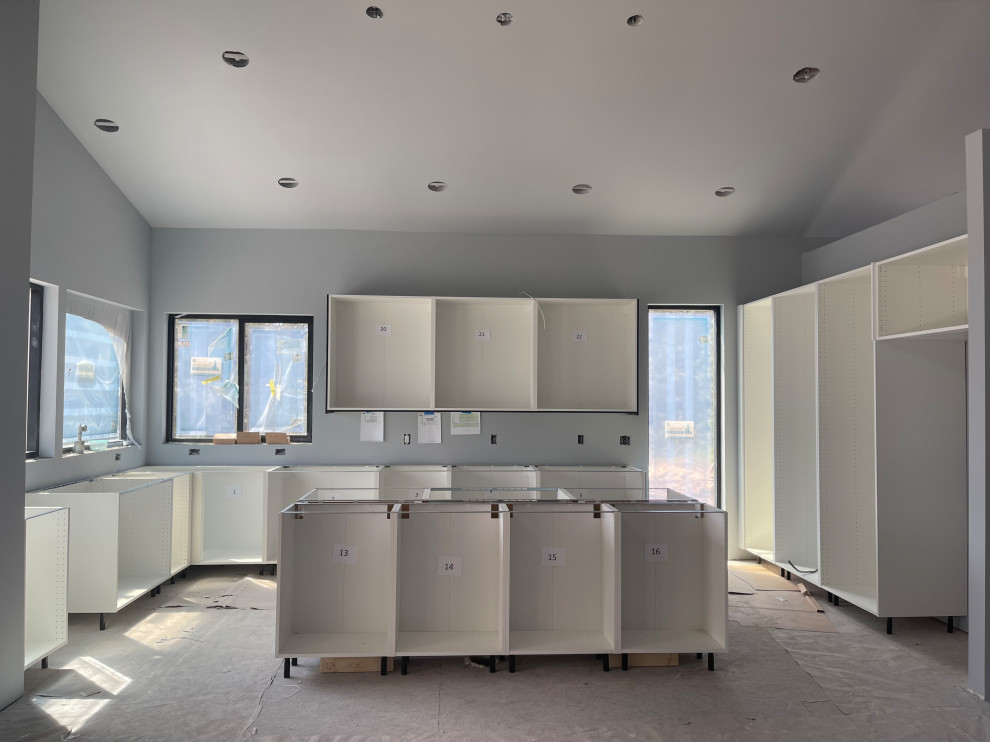 Kitchen Cabinet Install + Bathroom Cabinets