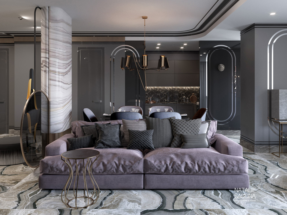 Квартира г. Краснодар "Lilac Grey"