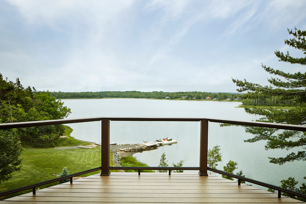 Inspiration for an expansive traditional backyard deck in Other.