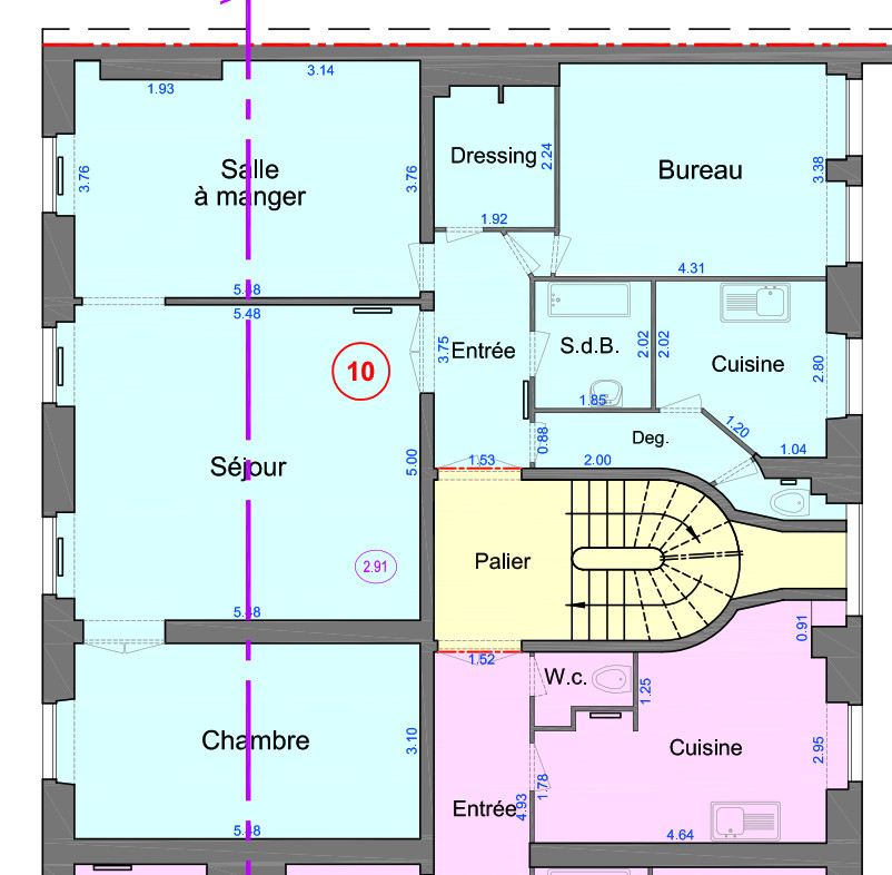 Rénovation complète d’un appartement de 90 m² – Paris 16