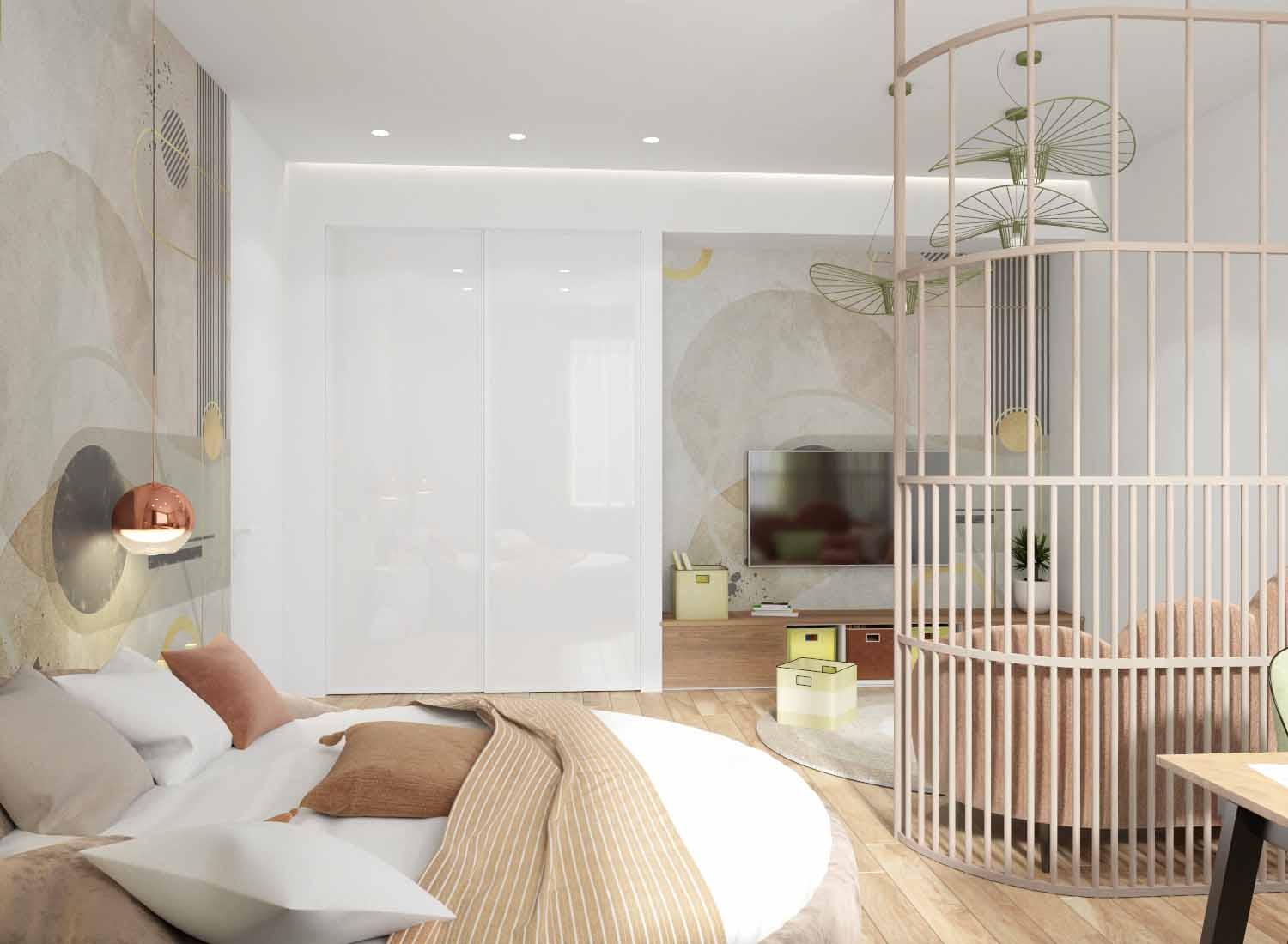 Детская в загородном коттедже