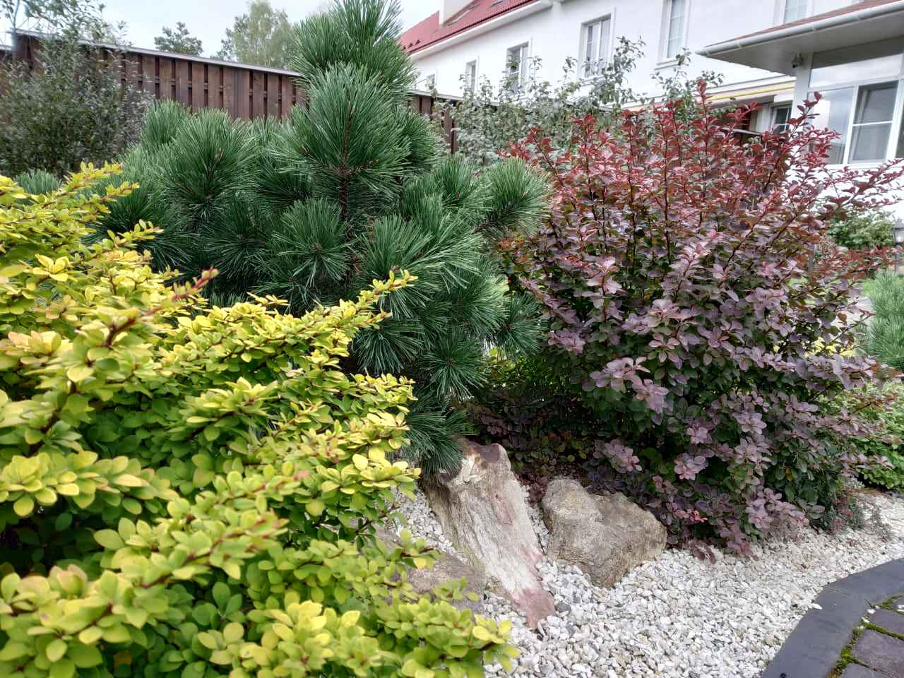 Внутренний дворик таунхауса