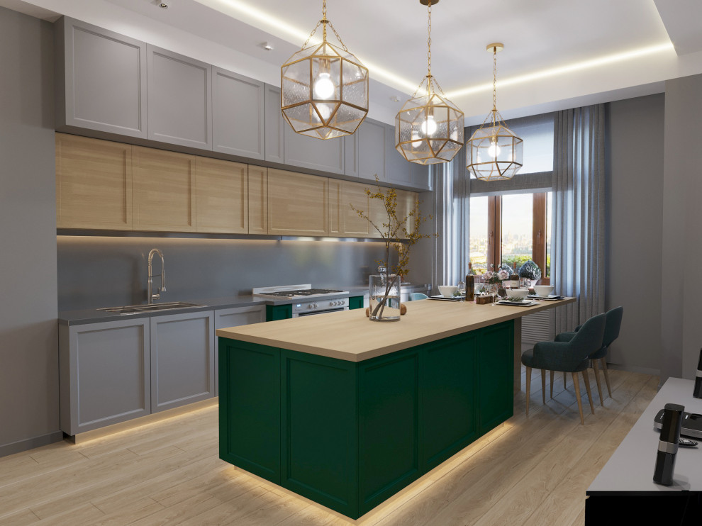 Кухня с яркими акцентами